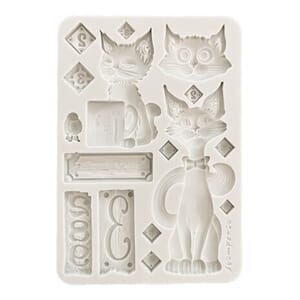 Stamperia - Furry Friends A5 Silicon Mould Cats