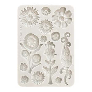 Stamperia - Furry Friends A5 Silicon Mould Flowers