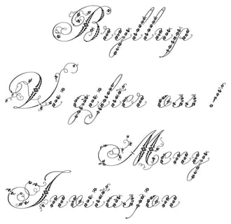 Kaboks - Bryllup, ..., Invitasjon Clear Stamps
