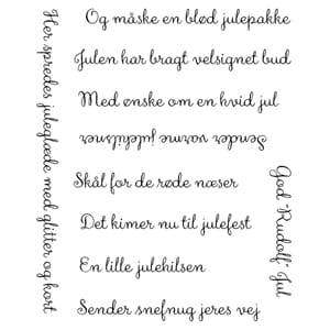 Kaboks - God Rudolf Jul m.m. Clear Stamps