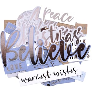 Kaisercraft: Sentiments Whimsy Wishes Collectables Die-Cuts