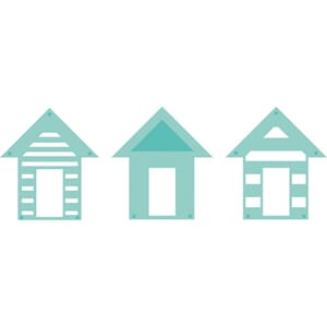 Kaisercraft: Beach Houses - Kaisercraft Die, 3/Pkg