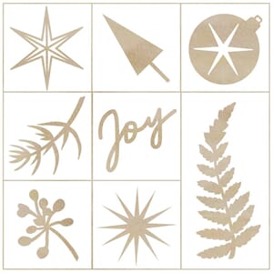 Kaisercraft: Emerald Eve Wood Mini Themed Embellishments