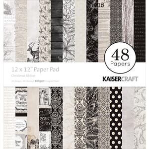 Kaisercraft: Christmas Edition Paper Pad, 12x12, 48/Pkg