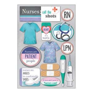 Karen Foster: Nurses Cardstock Stickers