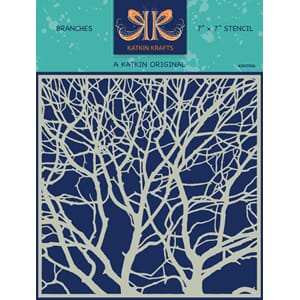 Katkin Krafts - Branches 7x7 Inch Stencil