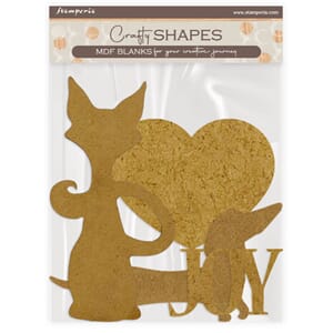 Stamperia - Furry Friends MDF Crafty Shapes Dog and Cats