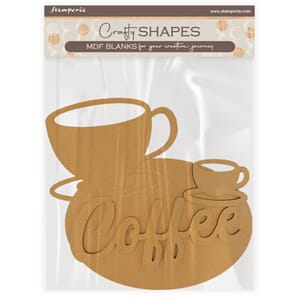 Stamperia - Coffee and Chocolate MDF Crafty Shapes Cup and P
