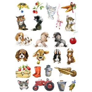 Reprint: Cutouts - At the Farm