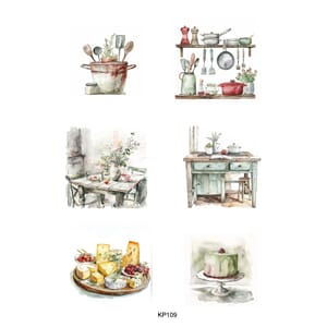 Reprint klippeark - Kitchen str A4