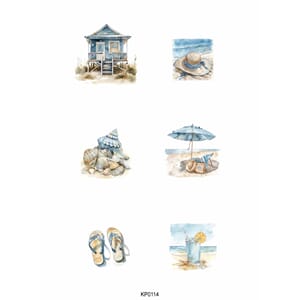 Reprint klippeark - At the Sea str A4