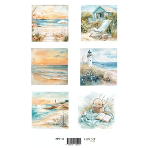 Reprint klippeark - The Beach 2, str A4
