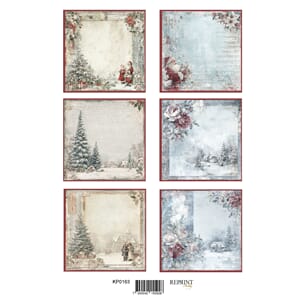 Reprint klippeark - Deck the halls Tags, str A4