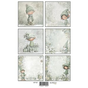 Reprint klippeark - Elf tags, str A4