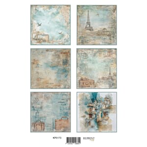 Reprint klippeark - Masculine Moments Tags, str A4