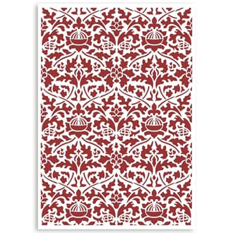 Stamperia - Casa Granada Wallpaper Pattern Stencil, A4