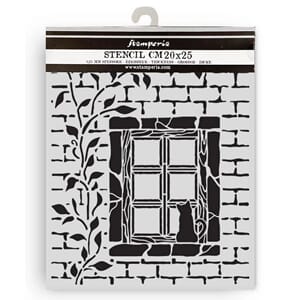 Stamperia - Herbarium Silvae Thick Stencil Country Window