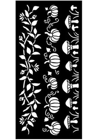 Stamperia - Whispering Woods Thick Stencil 12x25cm 3 Stripes