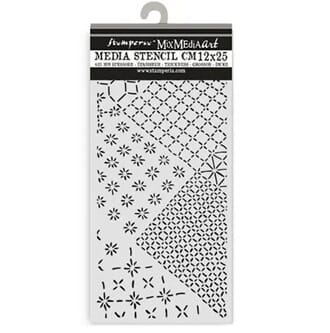 Stamperia - Quiet Days Thick Stencil 12x25cm Mixed Tiles