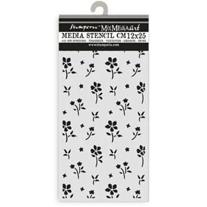 Stamperia - Family Thick Stencil 12x25cm Small Flower Patter