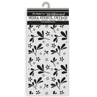 Stamperia - Family Thick Stencil 12x25cm Big Flower Pattern