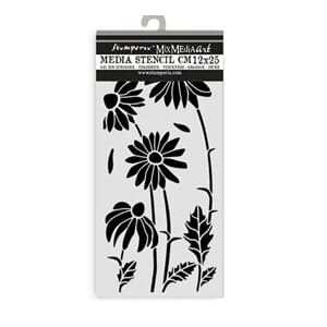 Stamperia - Daisy Art Thick Stencil 12x25cm Daisies