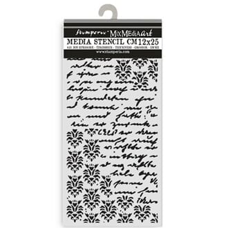 Stamperia - Secret Diary Thick Stencil 12x25cm Seal and Writ
