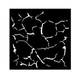 Stamperia - Silent Sea Village Thick Stencil Crackle Pattern