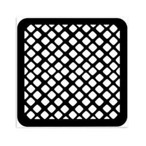 Stamperia - Candy Christmas Thick Stencil 12x12cm Waffle Att