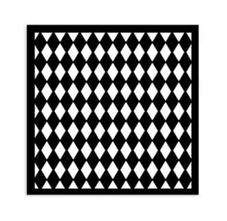 Stamperia - Alice in Christmas Thick Stencil 12x12cm Rhombus