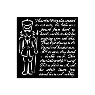 Stamperia - Alice in Christmas Thick Stencil 12x12cm Soldier