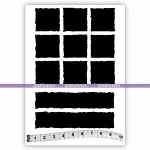 Katzelkraft: Blocs x 9 Rubberstamps