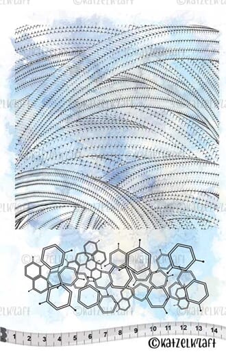 Katzelkraft: Background Arches Rubberstamps