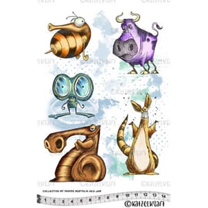 Katzelkraft: Les Australiens - JAB collection Rubberstamps