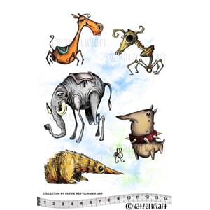 Katzelkraft: Les Sauvages - Rubberstamps