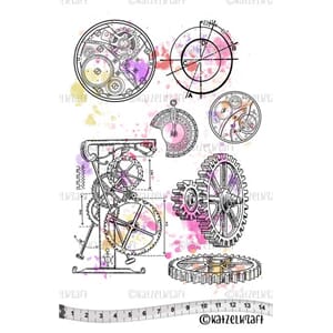 Katzelkraft: Steampunk ornaments Rubberstamps