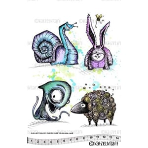 Katzelkraft: Les Scargots - Rubberstamps