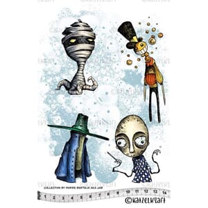 Katzelkraft: Les Bandelettes - Rubberstamps