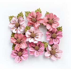 Little Birdie - Celebrate Life Wendy Paper Flowers 9/Pkg