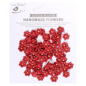 Little Birdie - Poppies And Roses Esme Paper Flowers 60/Pkg