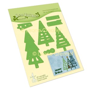 Leane Creatief - Christmas Tree Modern Cut and Emboss