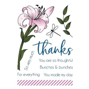 LDRS Creative: Lily Clear Stamps, 4x6 inch