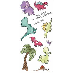 LDRS - Baby Dino Clear Stamps & Dies