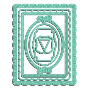 LDRS Creative Scalloped Rectangle Frame Dies