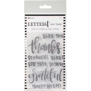 Ranger: Thank You Letter It Clear Stamp Set, 4x6 inch