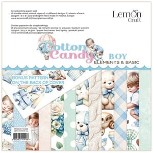 LemonCraft - Cotton Candy Boy Elements & Basic Sm Paper Pad