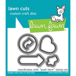 Lawn Fawn: Push Here - Lawn Cuts Custom Craft Die