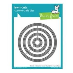 Lawn Fawn - Outside In Stitched Circle dies