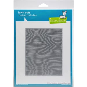 Lawn Fawn: Stitched Woodgrain Backdrop Lawn Cuts Craft Die