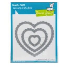 Lawn Fawn: Lacy Heart Stackables Craft Die